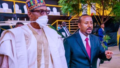 President Buhari at the Inauguration of Ethiopian Prime Minister Abiy Ahmed in Addis Ababa
